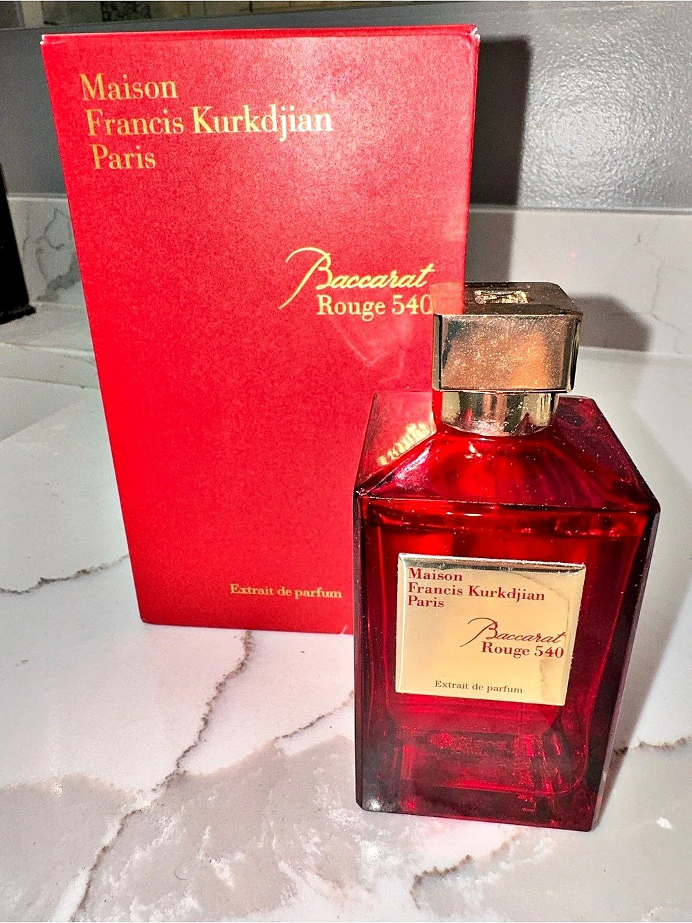 Maison Francis Kurkdjian Baccarat Rouge 540 Extrait de Parfum Red NWT